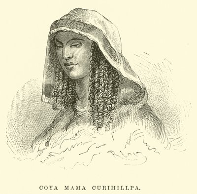 Coya Mama Curihillpa by Edouard Riou